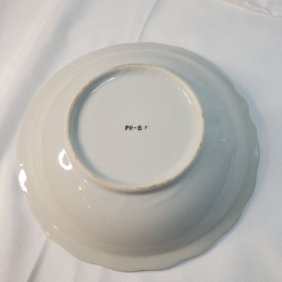 Vintage Norcrest Ceramic Bowl & Pitcher Hand Painted Purple Violets PR-8F 6 inch - Picture 7 of 16